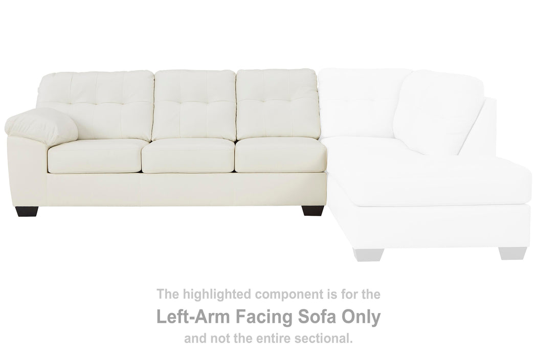 Donlen White Living Room Collection