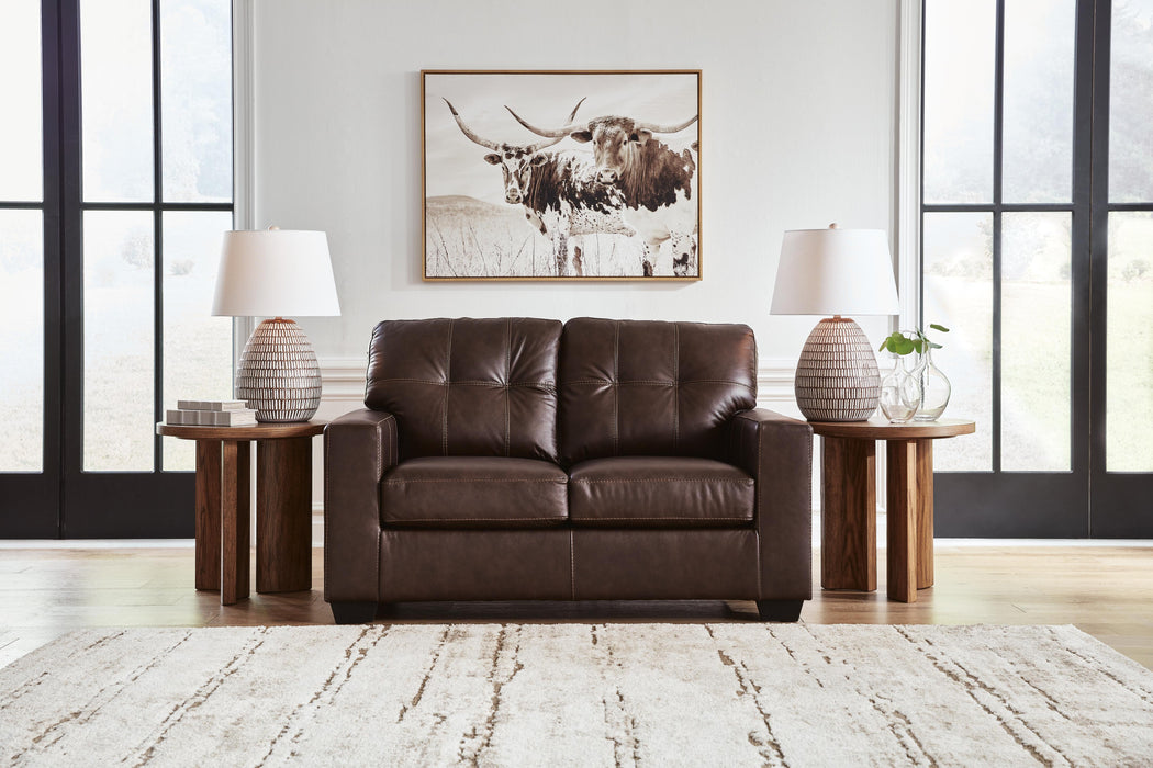 Santorine Dark Brown Loveseat