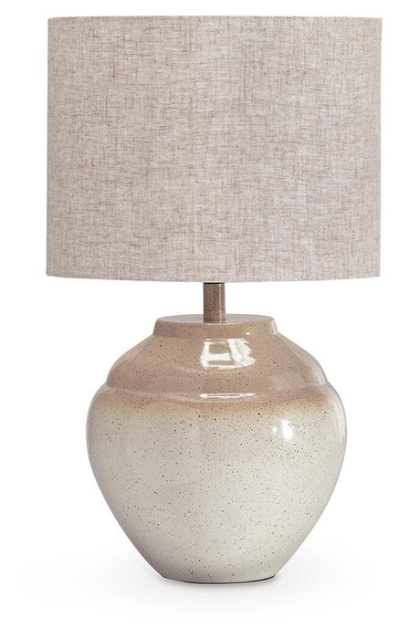 Waldish Cream/Beige Metal Table Lamp (1/CN)