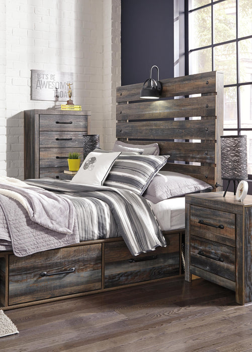 Drystan Multi Drystan Full Panel Bed with 4 Storage Drawers