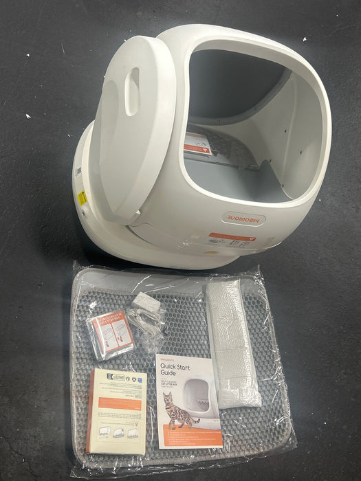 Osoeri 75L Smart Automatic Self-Cleaning Cat Litter Box, APP Control/Integrated Safety Protection,White - new