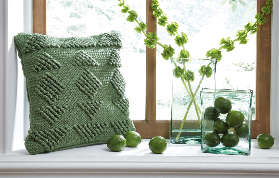 Rustingmere Green Pillow (4/CS)