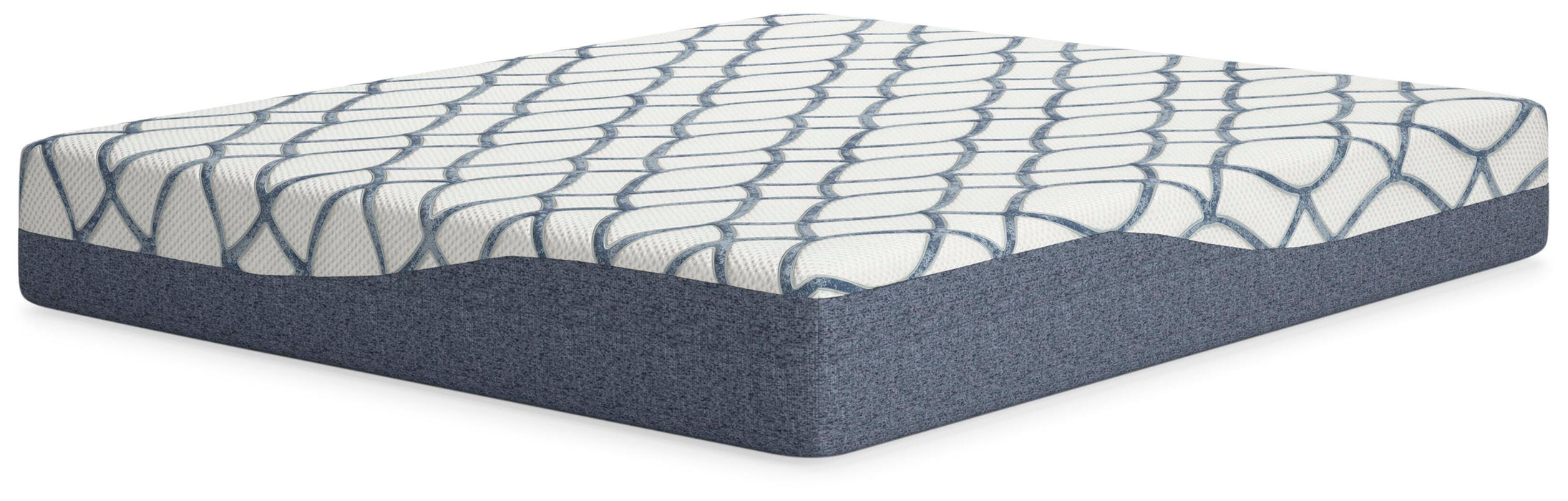 12 Inch Chime Elite 2.0 White/Blue Mattress