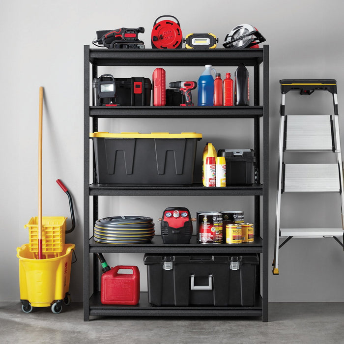 Member's Mark 5 Tier Storage Shelf, 48" W x 24" D x 72" H - open_box