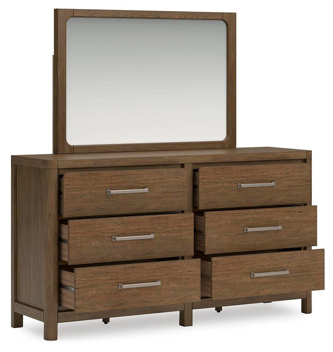Cabalynn Light Brown Cabalynn Dresser and Mirror