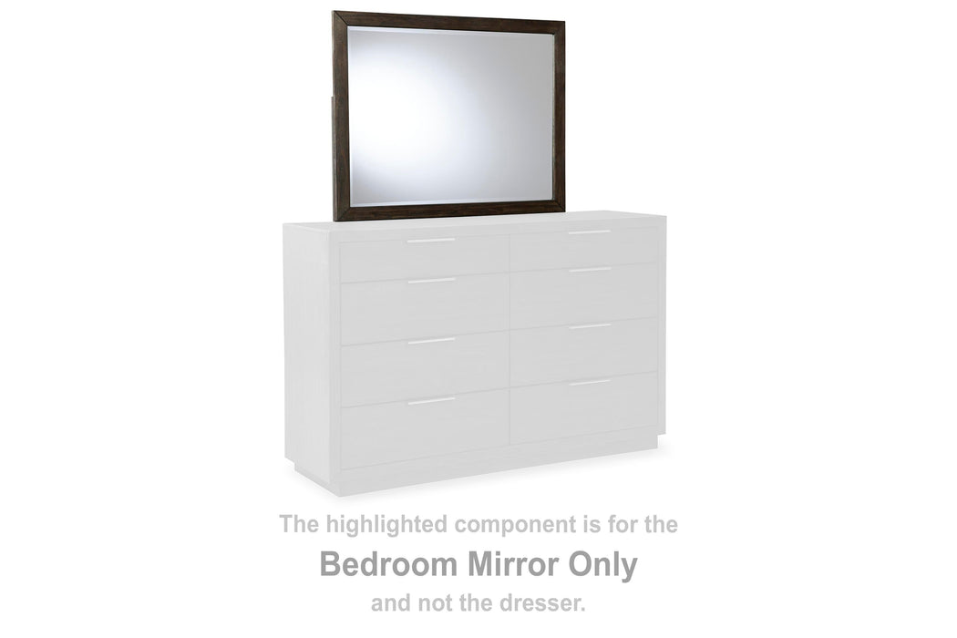 Bruxworth Dark Brown Bedroom Mirror