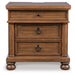 Chadworth Brown Three Drawer Night Stand