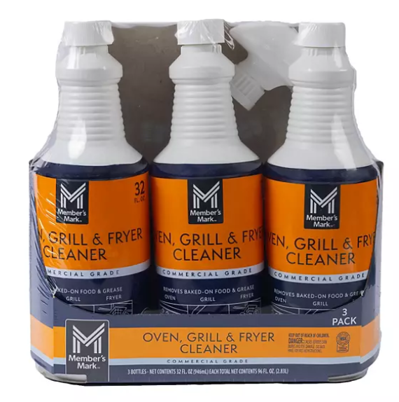 Member's Mark Commercial Oven, Grill and Fryer Cleaner, 32 oz - open_box