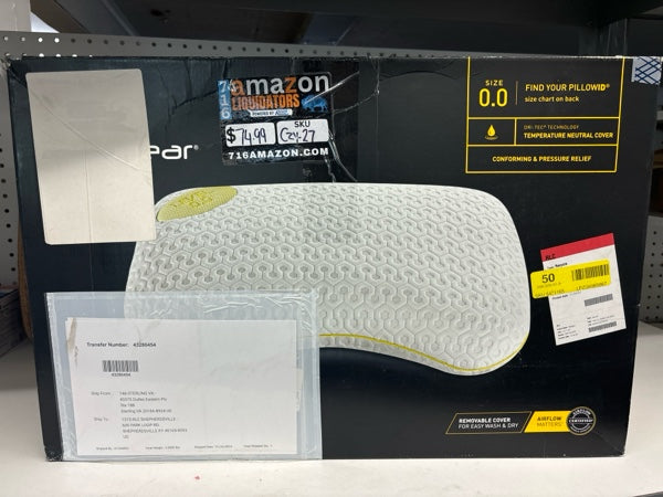 Bedgear - Level 0.0 Pillow - White - open_box