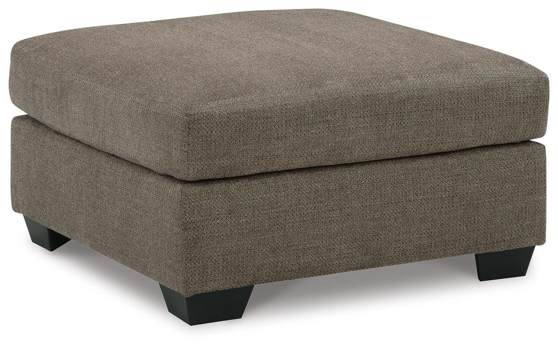 Signature Design Chocolate Oversized Accent Ottoman