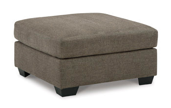 Signature Design Chocolate Oversized Accent Ottoman