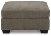 Signature Design Chocolate Oversized Accent Ottoman