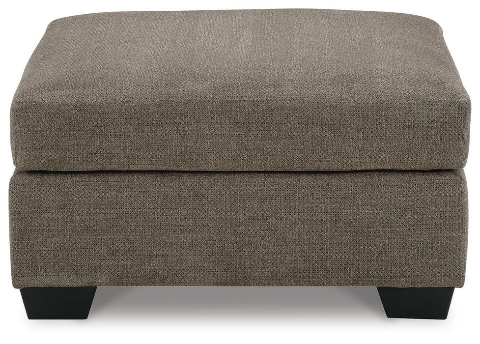 Signature Design Chocolate Oversized Accent Ottoman