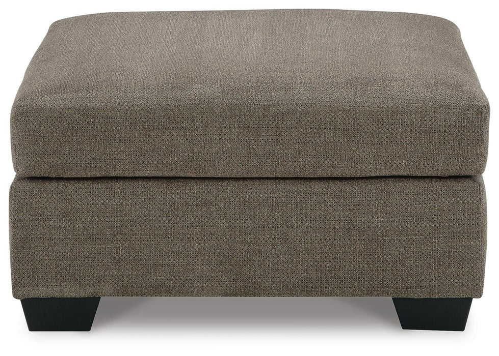 Signature Design Chocolate Oversized Accent Ottoman