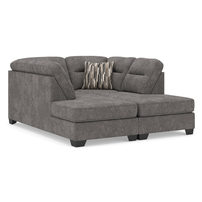 Benchcraft Graphite 2-Piece Super Chaise