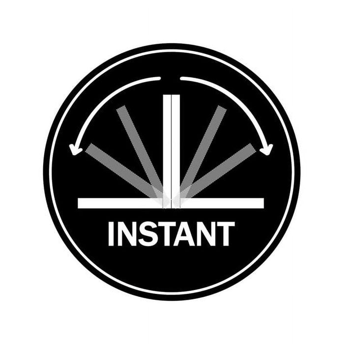 Mainstays 14" High Quad Fold Steel Platform Bed Frame, Twin XL - new