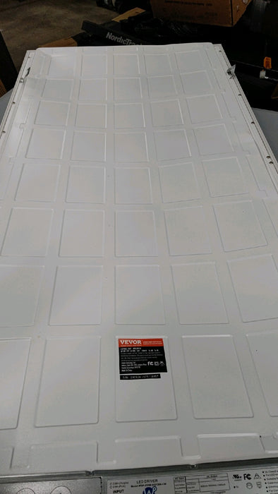 VEVOR 2 PCS 2 ft. x 4 ft. LED Flat Panel Light 6000LM 50 W LED Drop Ceiling Light 3500K/4000K/5000K for Home Office Classroom - new