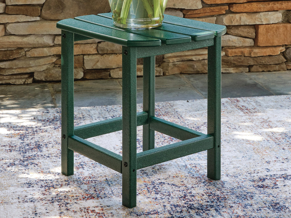 Sundown Treasure Green Rectangular End Table