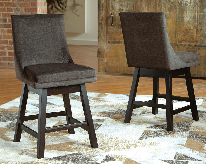 Tallenger Dark Gray UPH Swivel Barstool (Priced Per Item, Must Order 2, 4, 6, or 8)