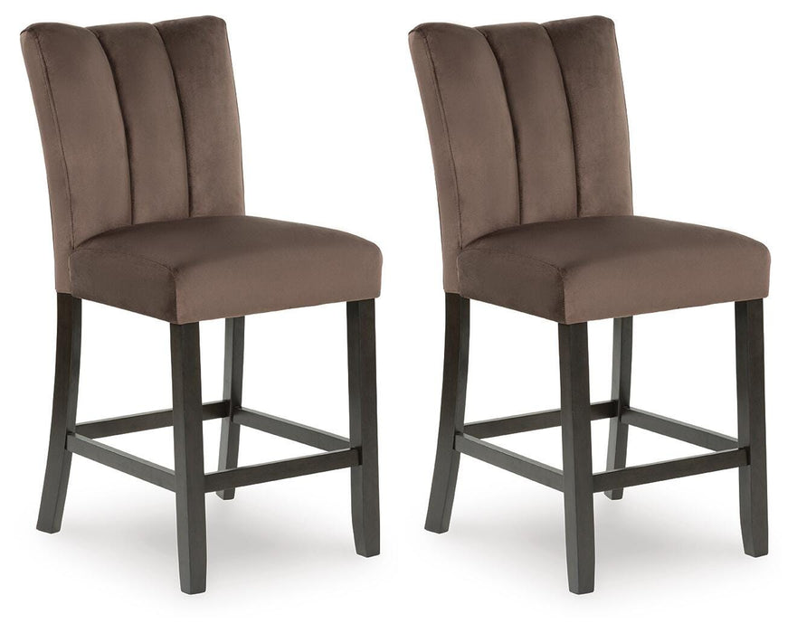 Jazmore Mocha Upholstered Barstool (Priced Per Item, Must Order 2, 4, 6, or 8)