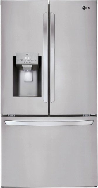 LG - 27.7 Cu. Ft. French Door Smart Refrigerator with External Ice and Water - Stainless Steel - new