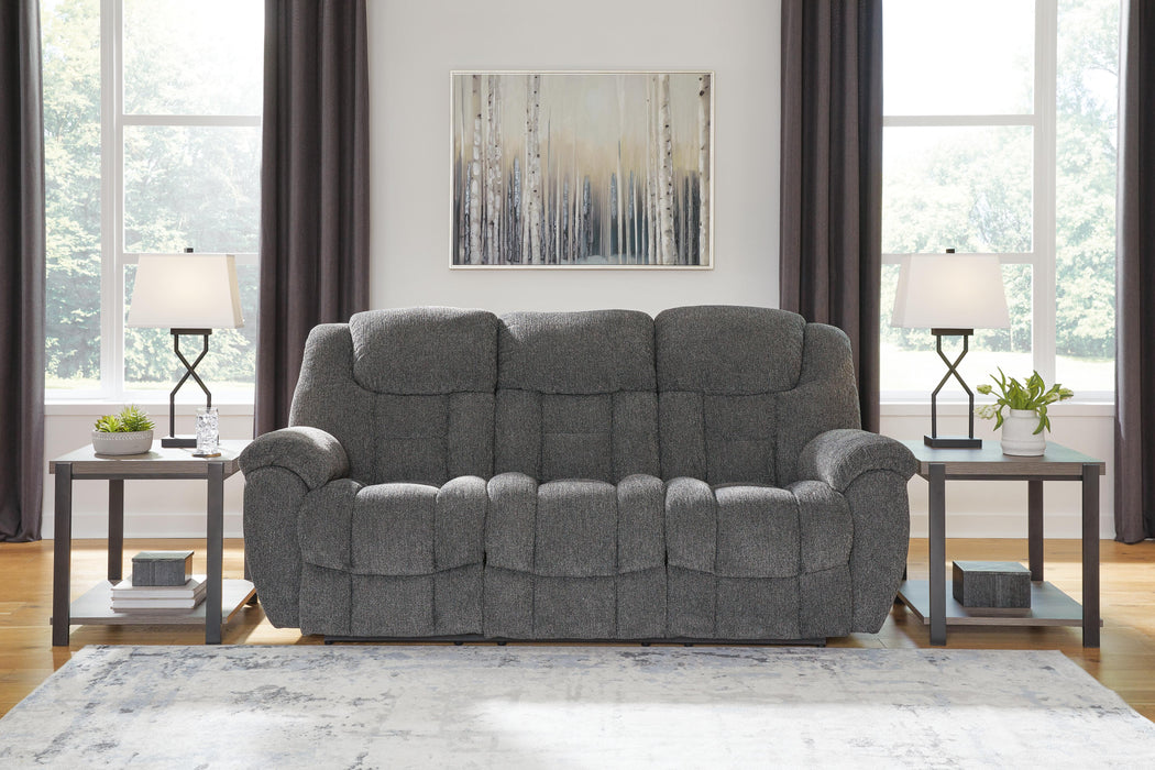 Foreside Charcoal Reclining Sofa