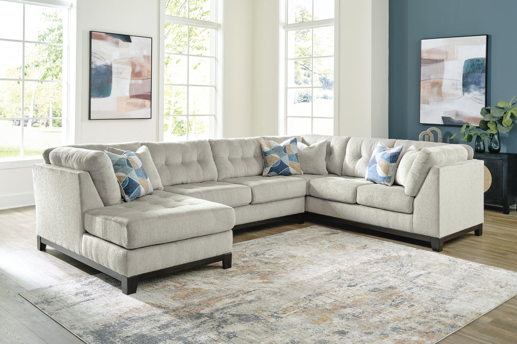 3-Piece Sectional with Chaise