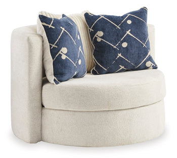 Ashley Ivory Swivel Accent Chair