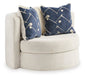 Ashley Ivory Swivel Accent Chair