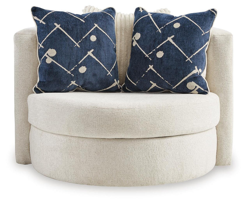 Ashley Ivory Swivel Accent Chair