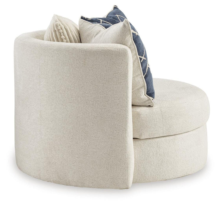 Ashley Ivory Swivel Accent Chair