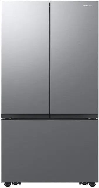 Samsung - 27 cu. ft. 3-Door French Door Counter Depth Smart Refrigerator with Dual Auto Ice Maker - Fingerprint Resistant Stainless Look - new