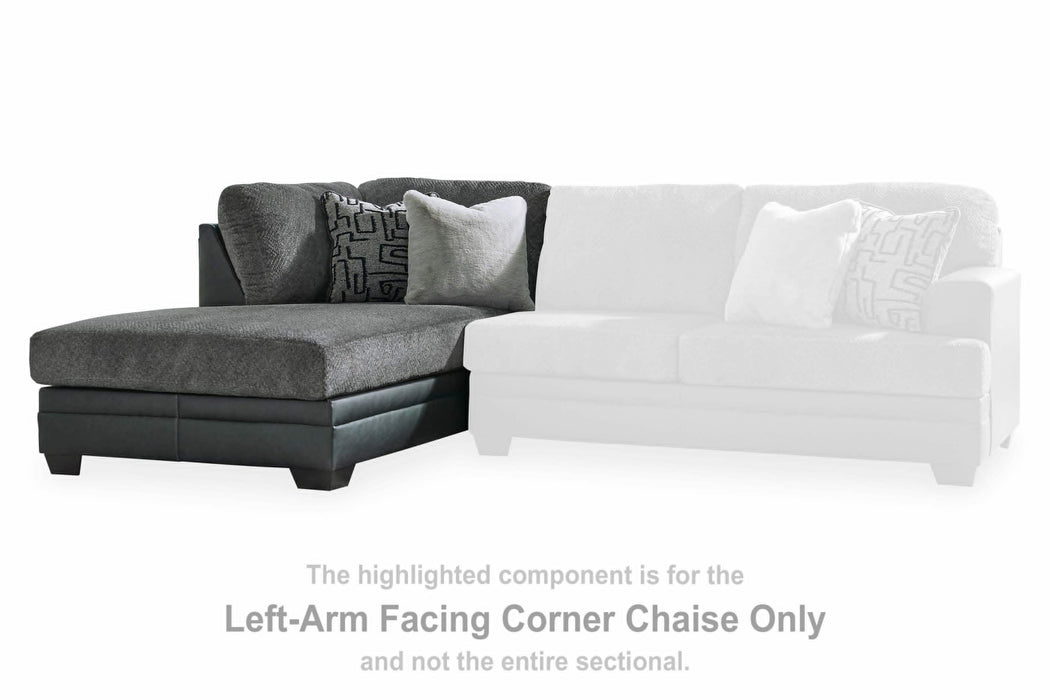 Brixley Pier Graphite LAF Corner Chaise