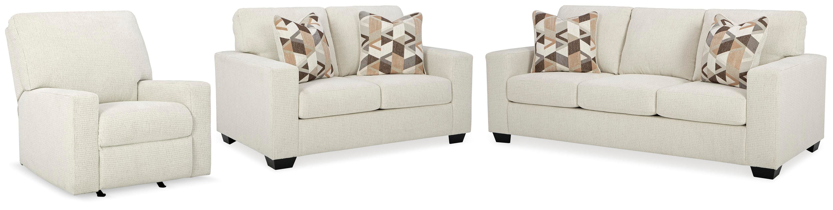 Bristaview Ecru Bristaview Sofa, Loveseat and Recliner