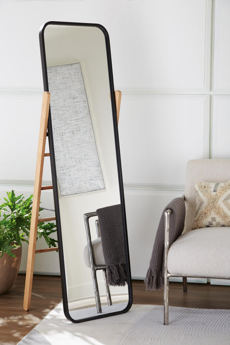 Bronick Black/Brown Floor Mirror