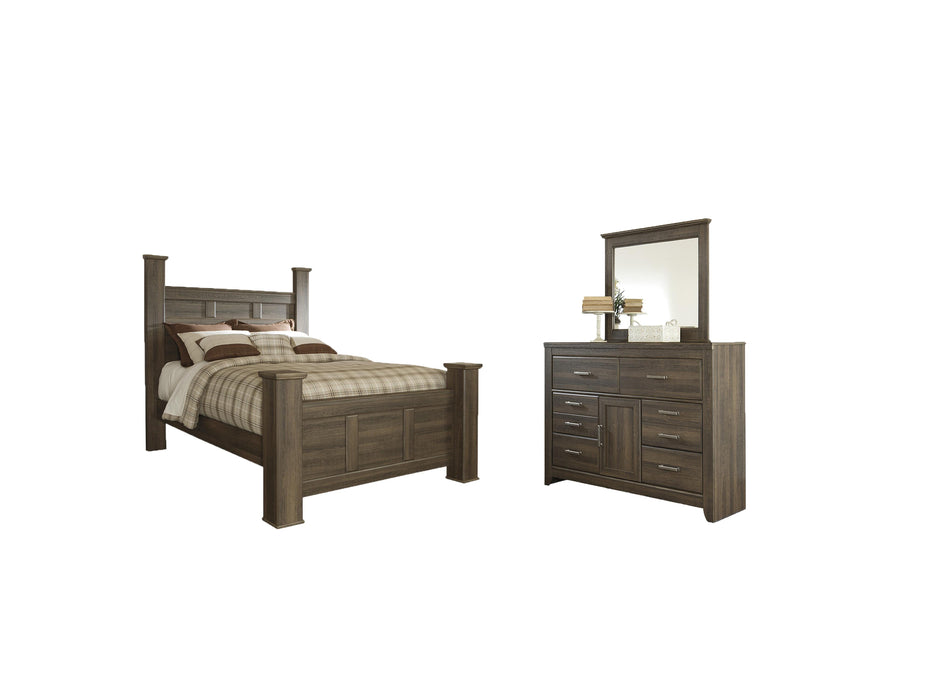 Juararo Dark Brown Standard Bedroom Collection