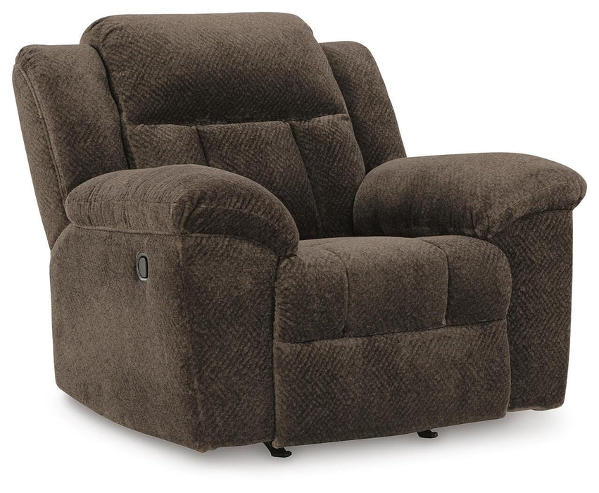 Signature Design Chocolate Rocker Recliner