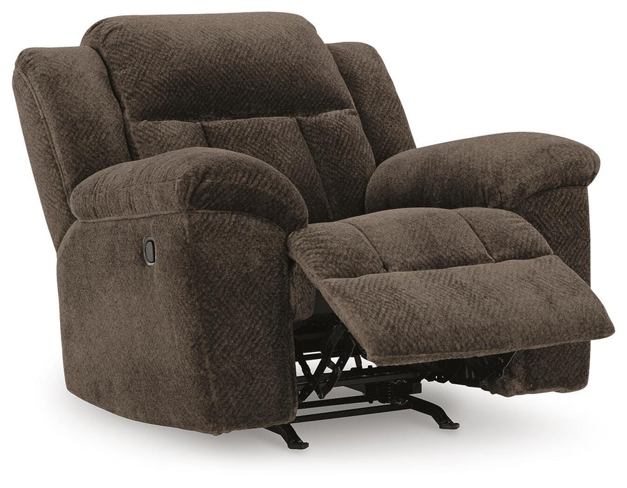 Signature Design Chocolate Rocker Recliner