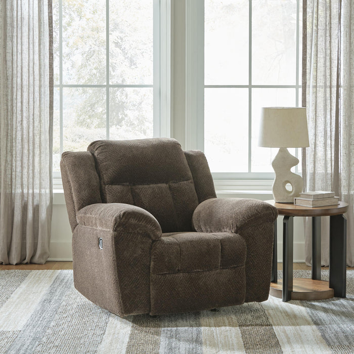 Signature Design Chocolate Rocker Recliner