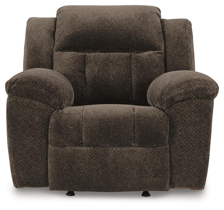 Signature Design Chocolate Rocker Recliner