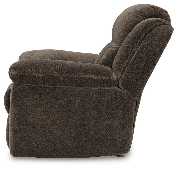 Signature Design Chocolate Rocker Recliner