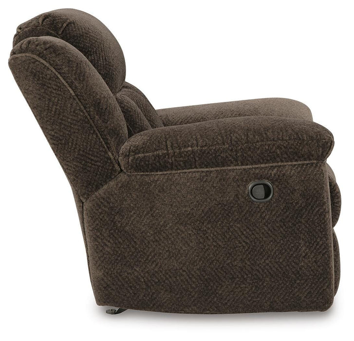 Signature Design Chocolate Rocker Recliner