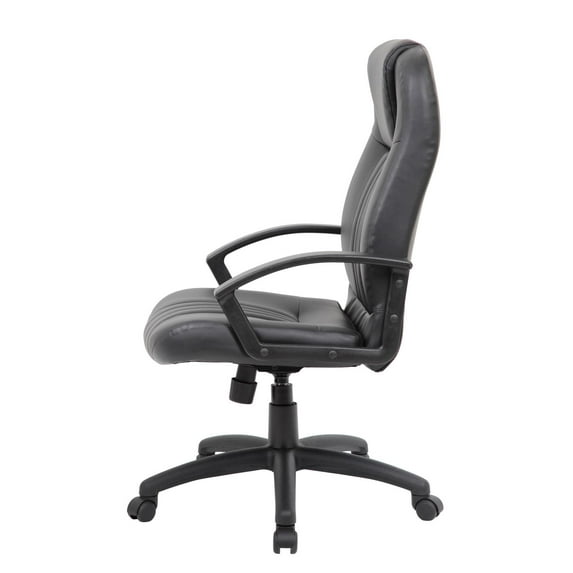 Boss Office Products Modern Executive Office Chair with Casters, Black - new