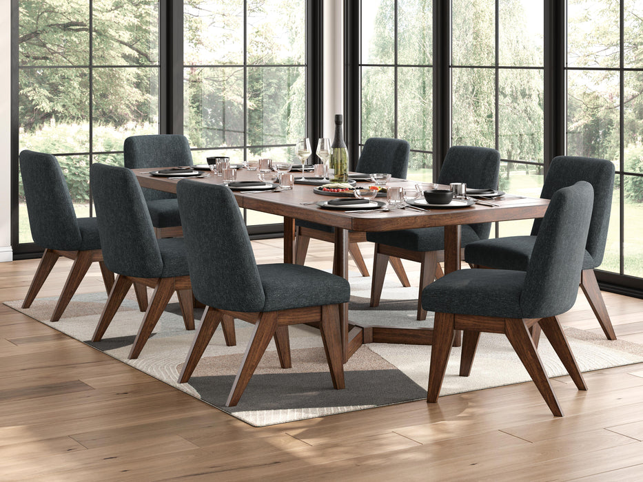 Kendamor Dark Brown Kendamor Dining Table and 8 Chairs