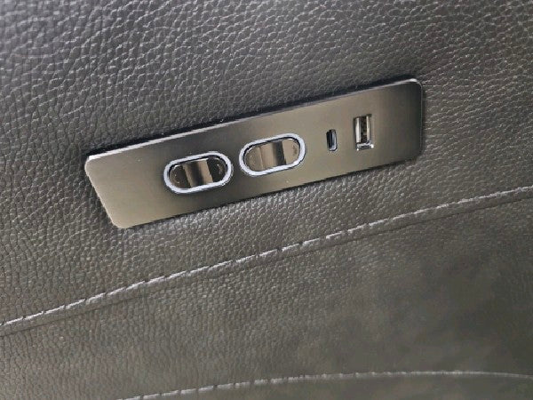 Aldryn Leather Power Glider Recliner - new