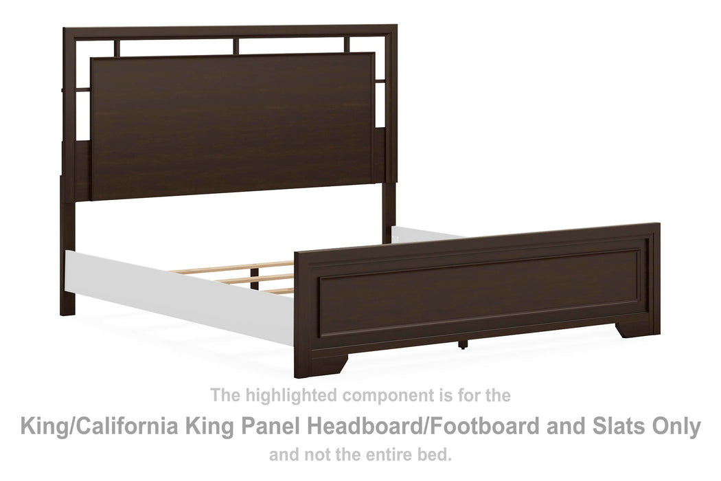 Covetown Dark Brown K/CK Panel HDBD/FTBD/Slats