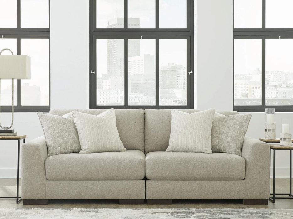 Lyndeboro Wicker Lyndeboro 2-Piece Sectional Loveseat