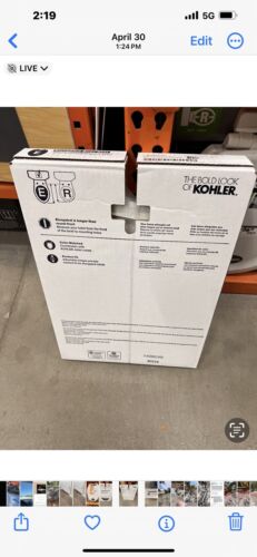 Kohler Reveal Quiet-Close Elongated Toilet Seat (K-4008-0) - new