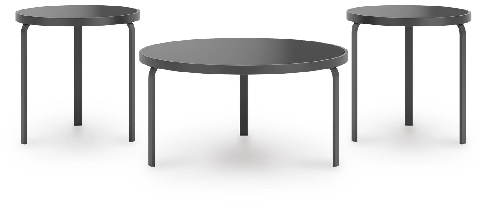 Dorylin Black Occasional Table Set (3/CN)