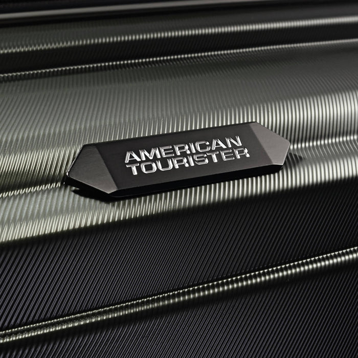 American Tourister Cargo Max 28 Hardside Large Checked Spinner Luggage Single Piece - Olive - new